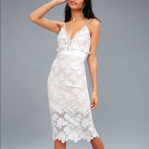 Vienna White Lace Dress